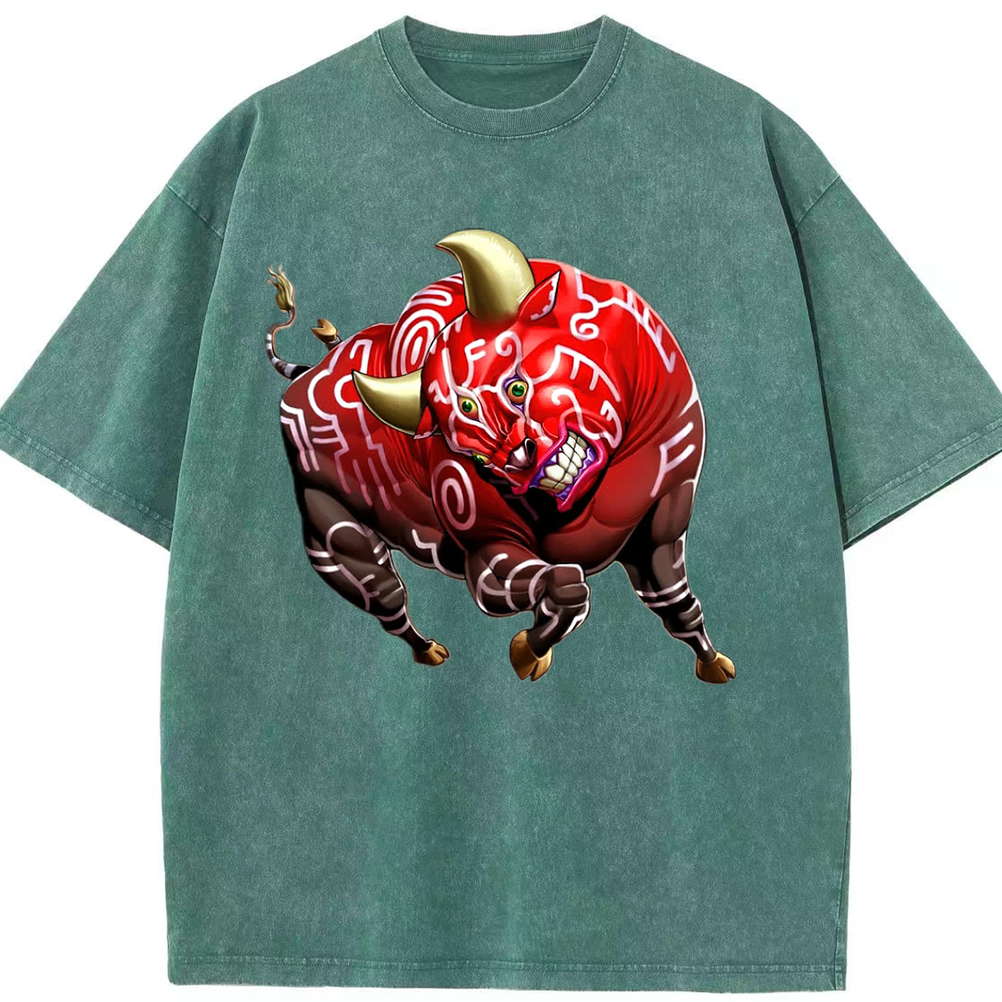 （画像用） 遊☆戯☆王 Yu-Gi-Oh! 綿100% ヴィンテージ風 半袖Tシャツ（フロントプリント）